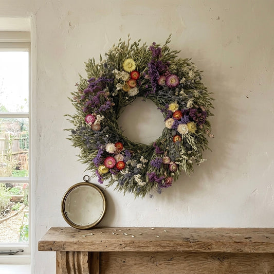 Dried Light Gather Wreath
