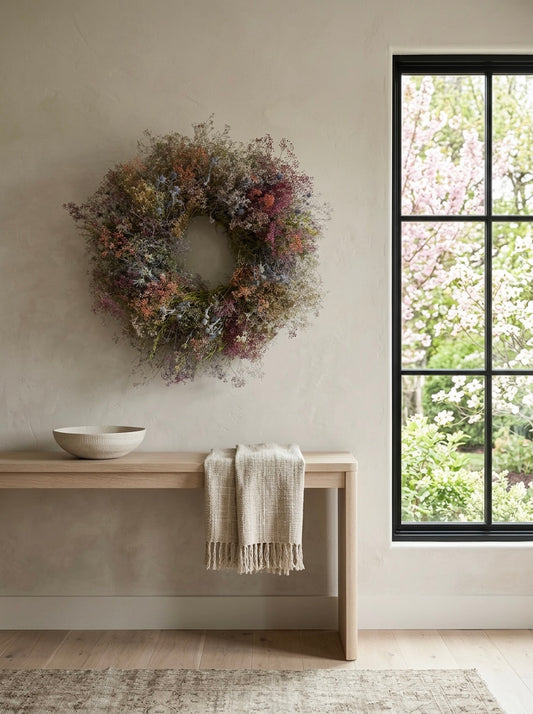 Dried Painter’s Gypsophila Wreath