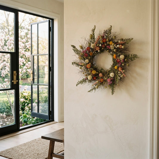 Dried Fern Bloomere Wreath