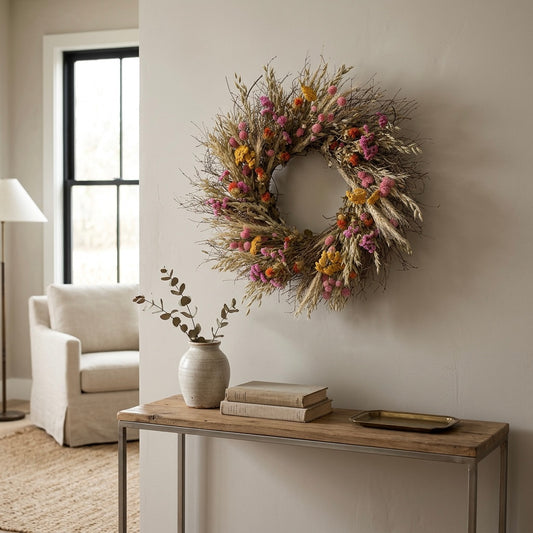 Dried Spring Nectar Wreath