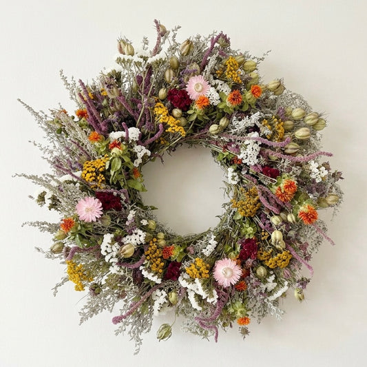 Dried Honeycomb Bloom Wreath