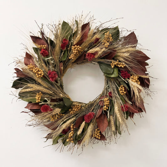 Dried and Preserved Harvest Nocturne Wreath