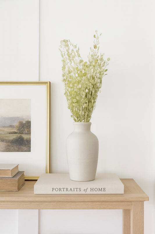 Dried Green Lupidium Pennycress Bouquet