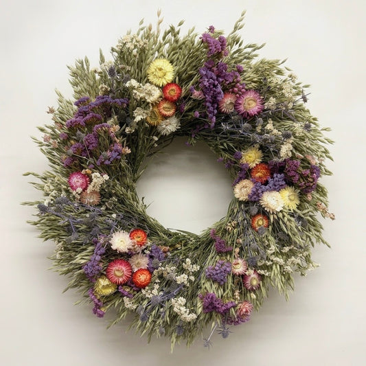 Dried Light Gather Wreath