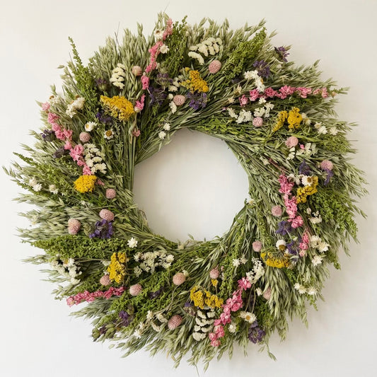 Dried Summer Garden Wreath