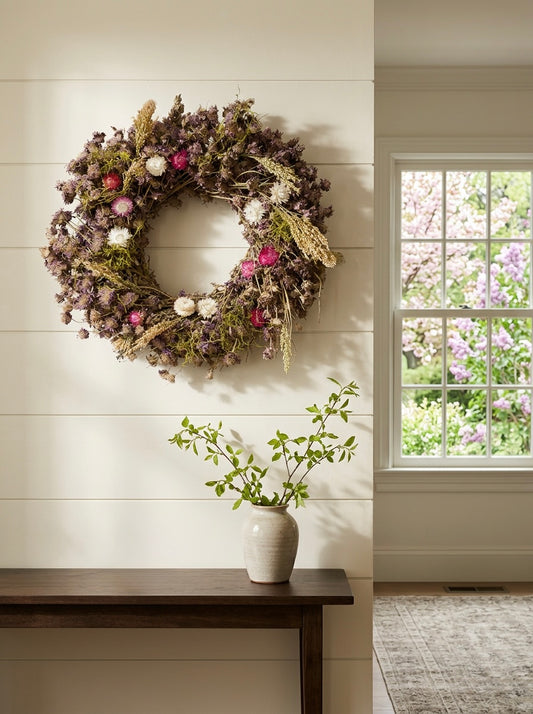 Dried Moss and Sprig Wreath