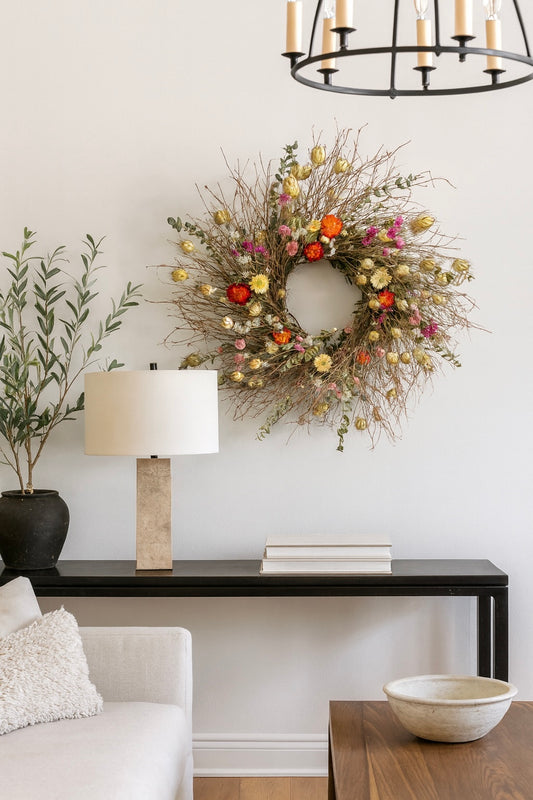 Dried Garden Allure Wreath