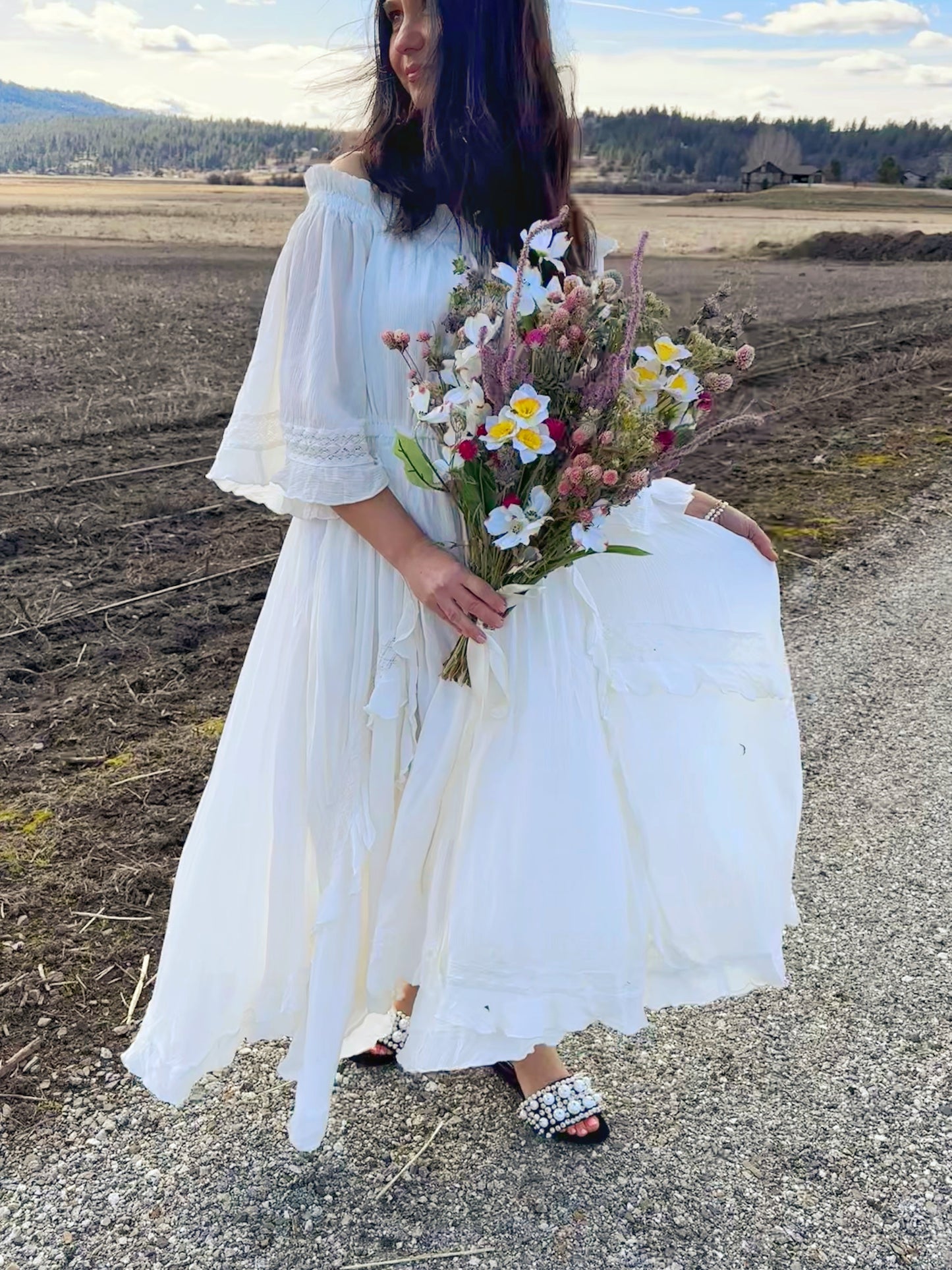 Faux and Dried Mother’s Day Bouquet