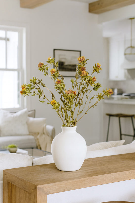 Dried Yellow Safflower Bouquet