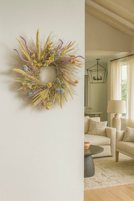 Dried Cloverfell Wreath