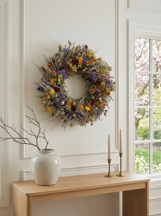 Dried Meadow Parade Wreath