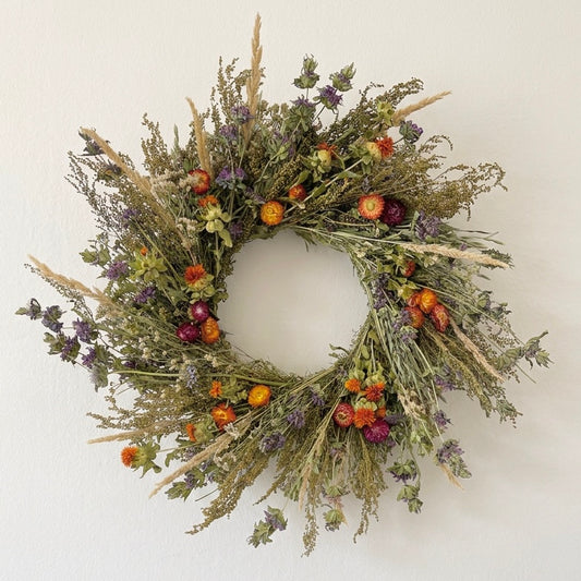 Dried Annelise Harvest Wreath