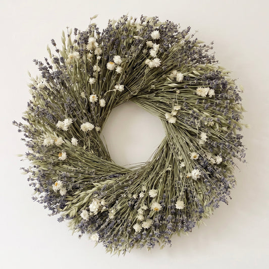 Dried Lavender Meadows Wreath
