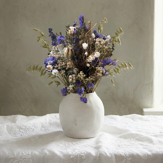 Dried Bluebird Bouquet
