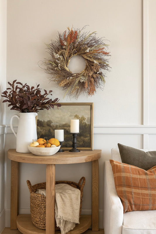 Dried Nature Grains Wreath