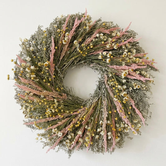 Dried Spring Lush Wreath