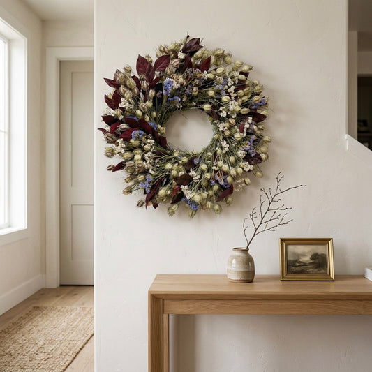 Dried and Preserved Founding Flora Wreath