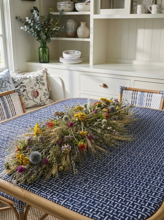 Dried Wild Everlastings Centerpiece