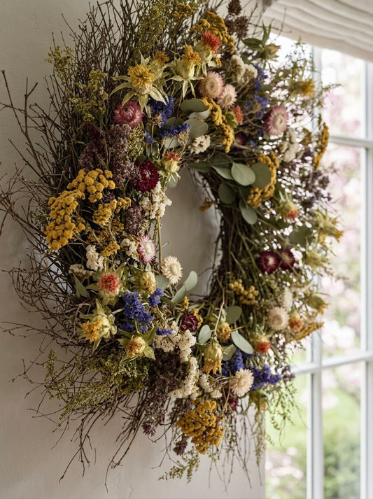 Dried Arboretum Floral Wreath