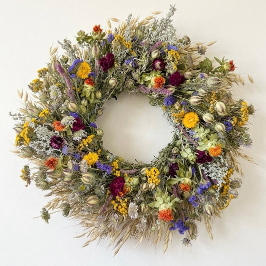 Dried Meadow Parade Wreath