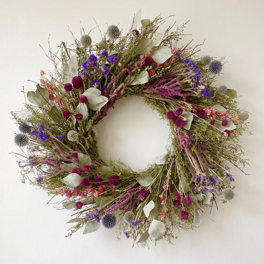 Dried Eucalyptus Jewel Wreath