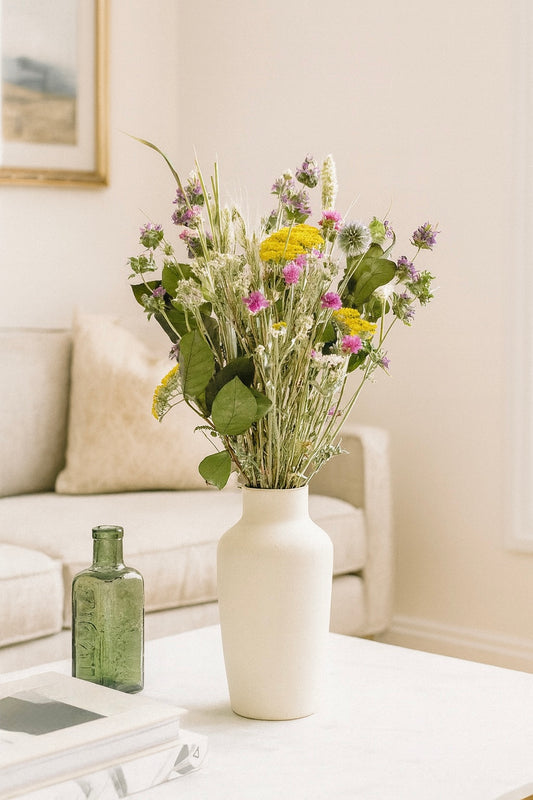 Dried and Preserved Blossom and Leaf Bouquet