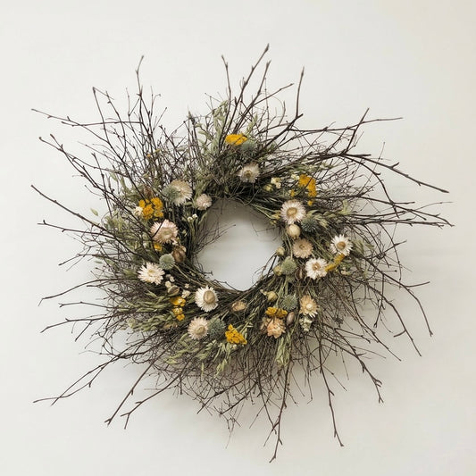 Dried Arden Twigs Wreath