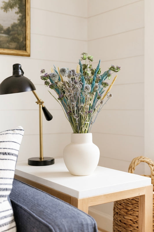 Dried Willa Blue Bouquet
