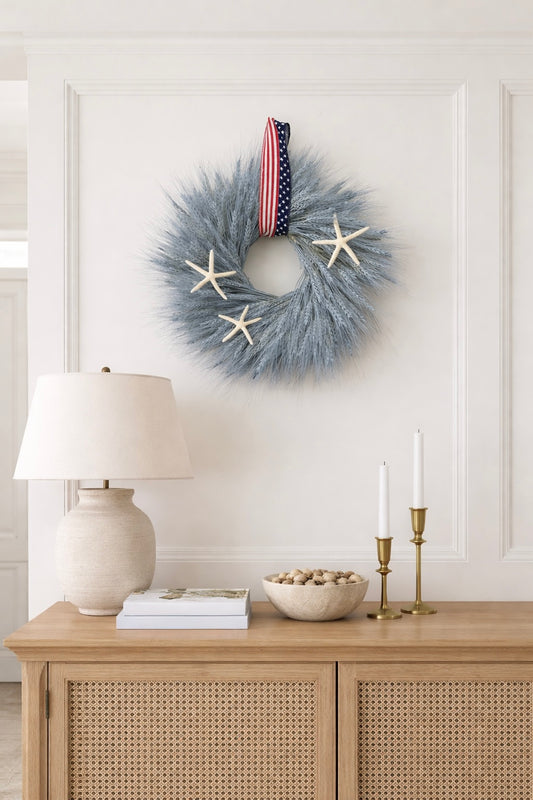Dried Patriotic Tide Wreath