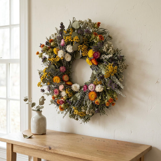 Dried Joyous Wreath