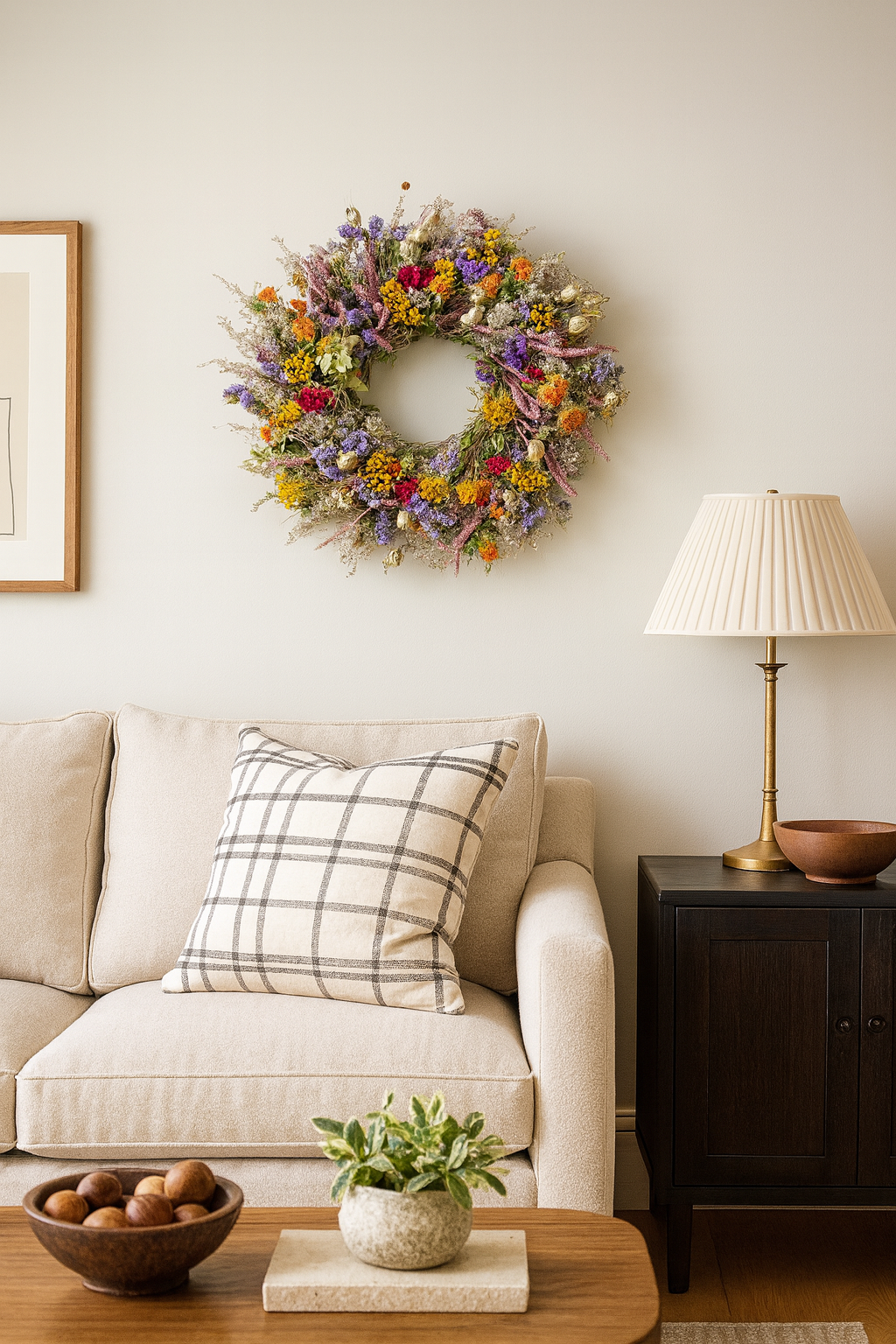 Dried Meadow Parade Wreath