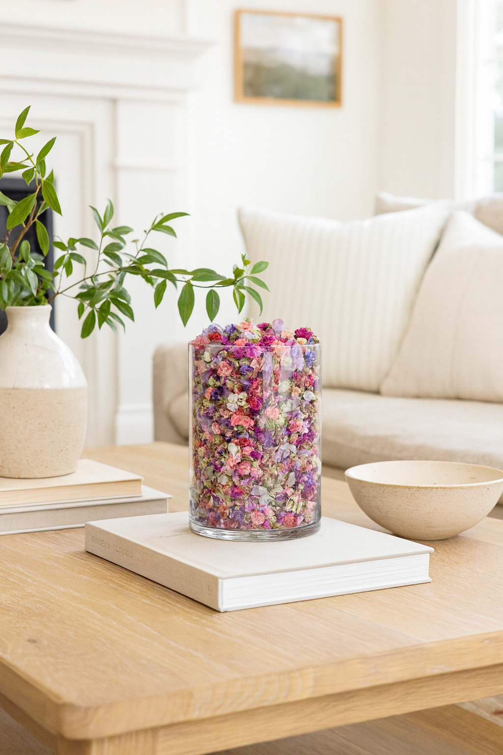 Everlasting Dried Flower Confetti with No Yellow