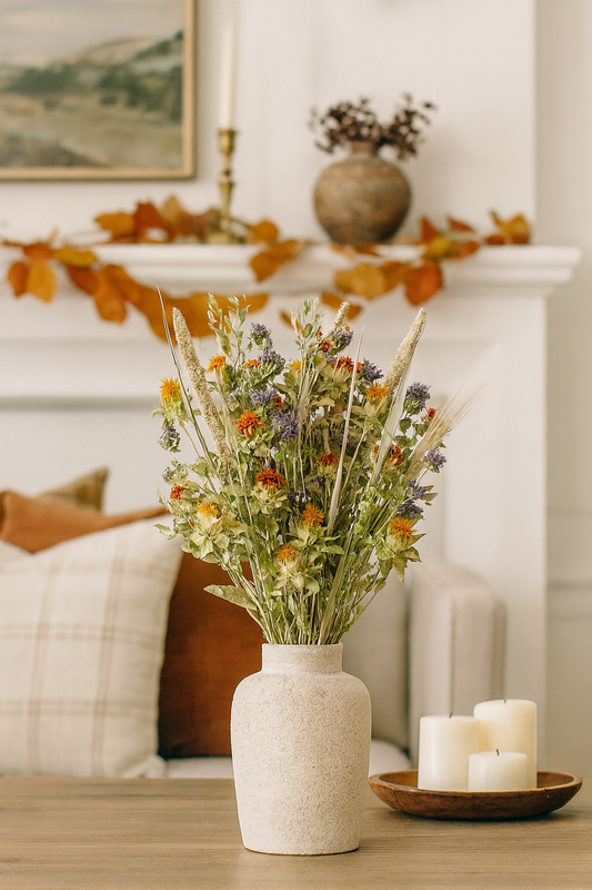 Dried Pennycress Safflower Bouquet