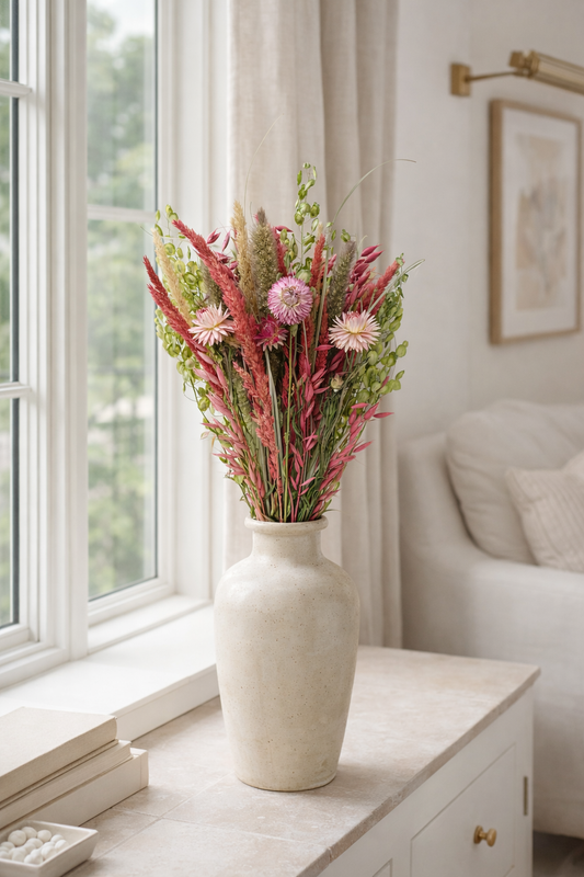 Dried Berry Pinks Bouquet