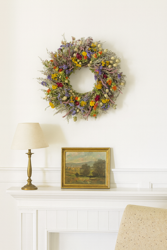 Dried Meadow Parade Wreath