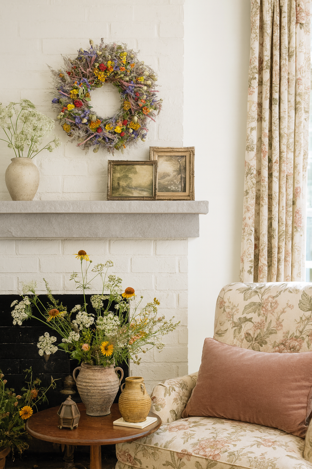 Dried Meadow Parade Wreath