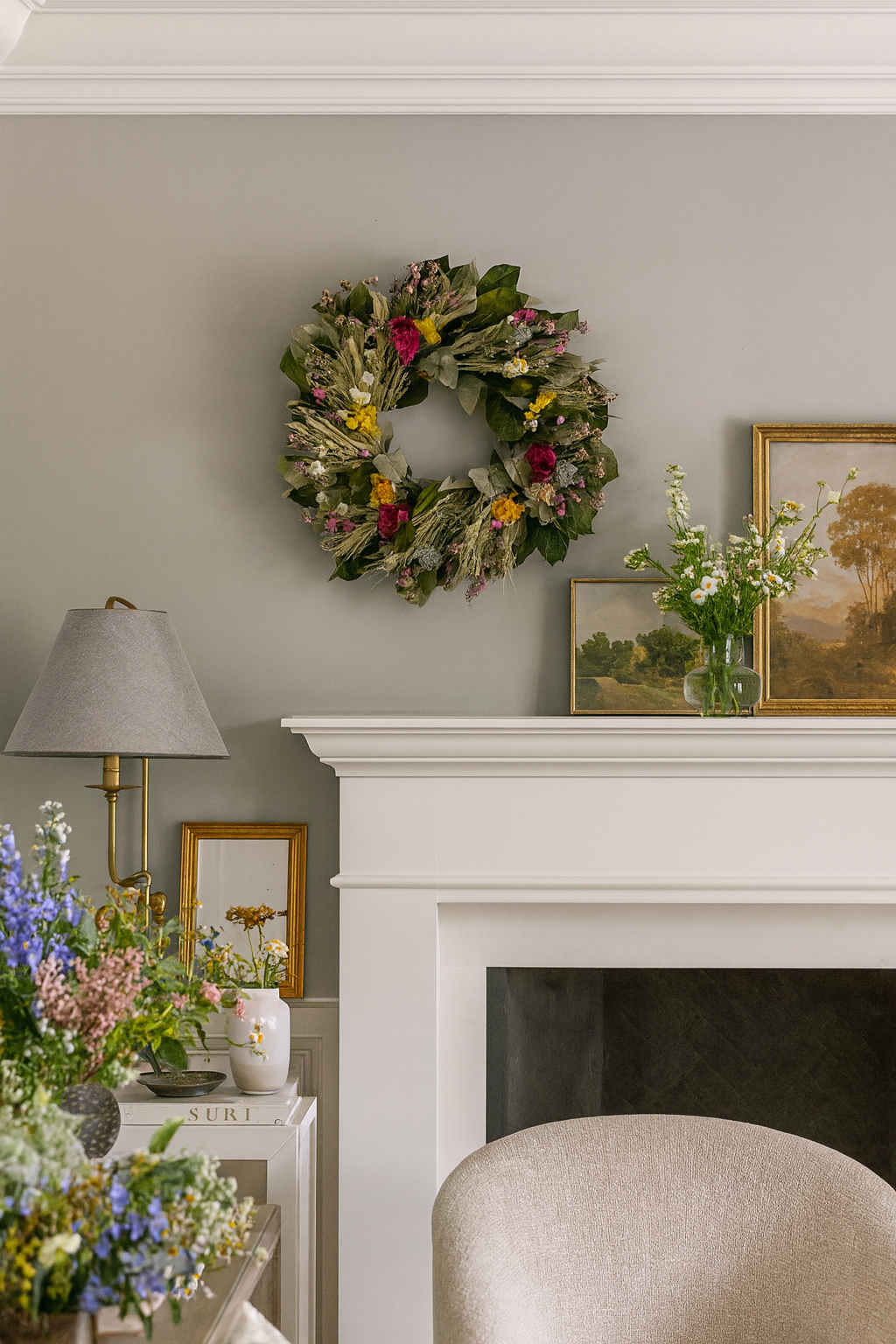 Dried and Preserved Flourish Lane Wreath