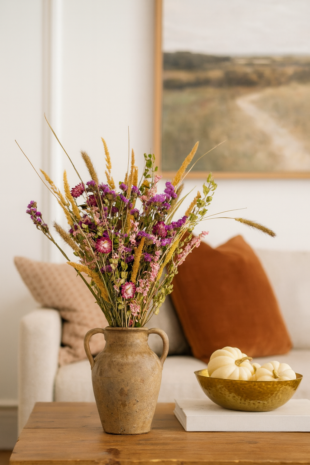 Dried Fable Bloom Bouquet