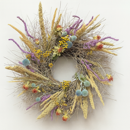 Dried Cloverfell Wreath