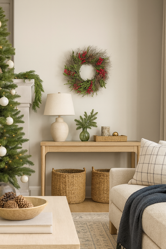 Dried Merrywood Holiday Wreath