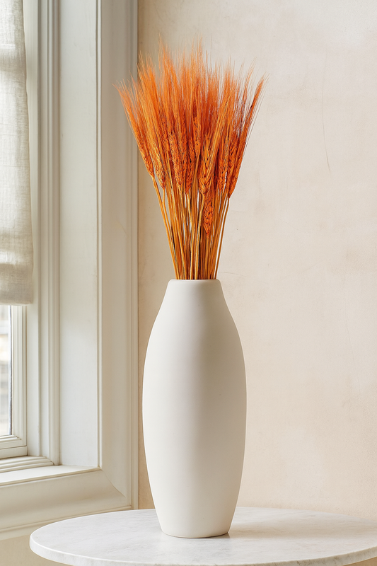 Painted Orange Wheat Bouquet