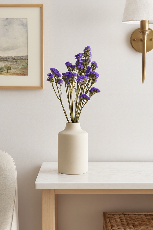 Dried Dark Purple Sinuata Statice Bouquet