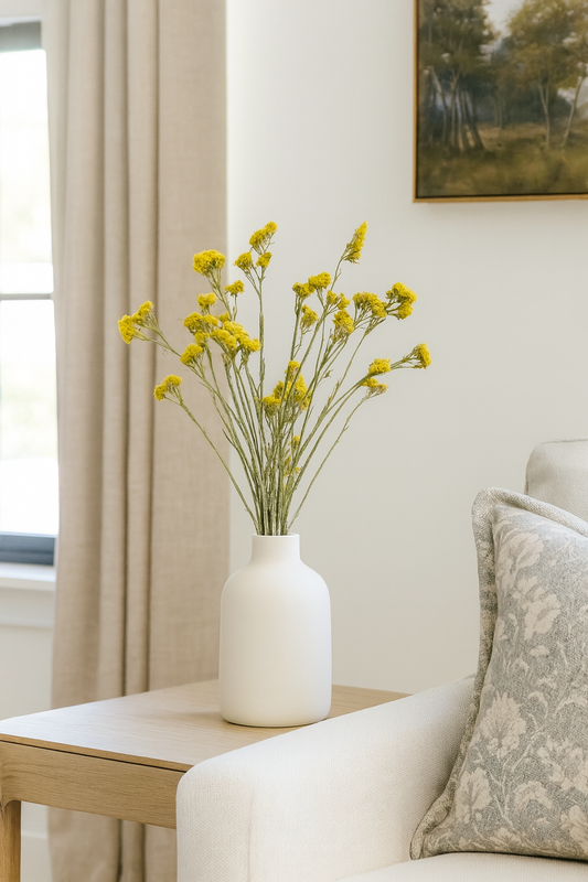Dried Yellow Sinuata Statice Bouquet