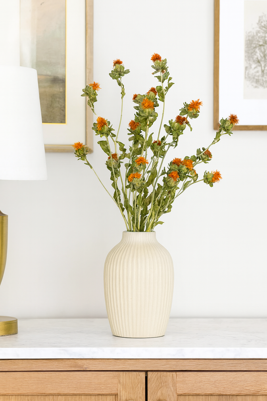 Dried Orange Safflower Bouquet