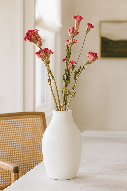 Dried Pink Cockscomb Celosia Bouquet