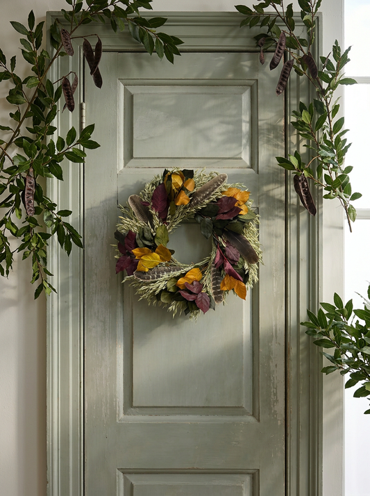 Dried and Preserved Garnet Valley Wreath - Superfine Museum Fundraiser