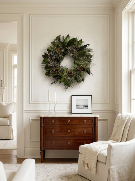 Dried and Preserved Everwood Wreath