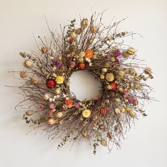 Dried Garden Allure Wreath