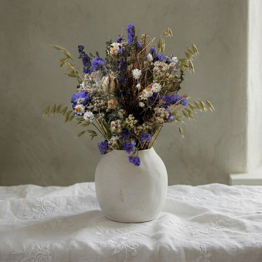 Dried Bluebird Bouquet
