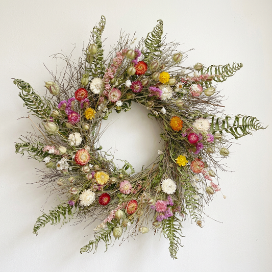 Dried Fern Bloomere Wreath